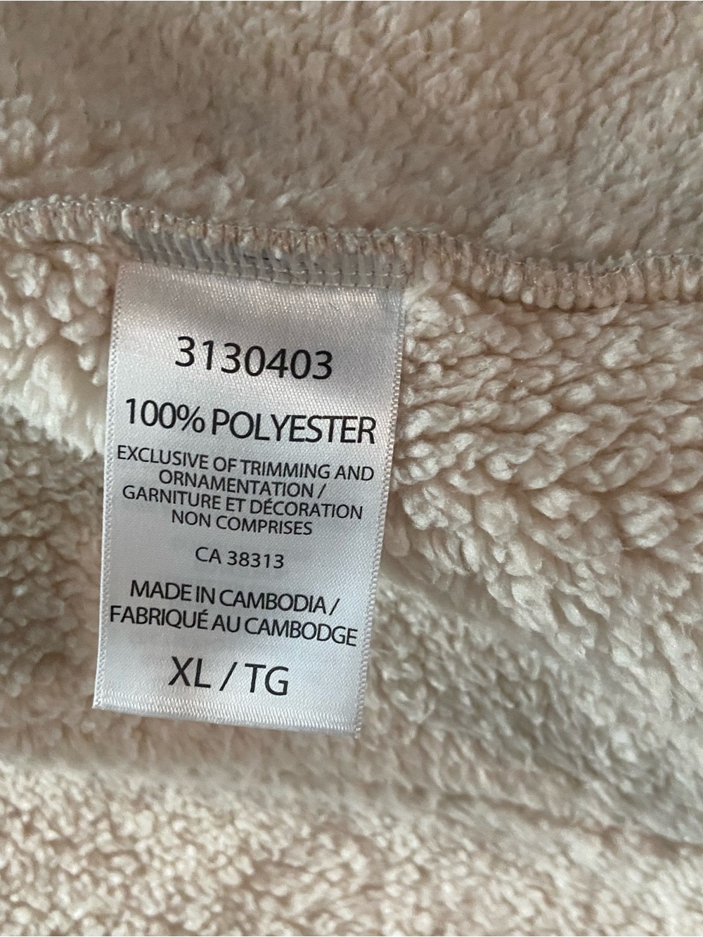 Cloudveil Sherpa Fleece Full Zip Teddy Women Jacket Cream Size XL - Cozy Luxe - Picture 3 of 8